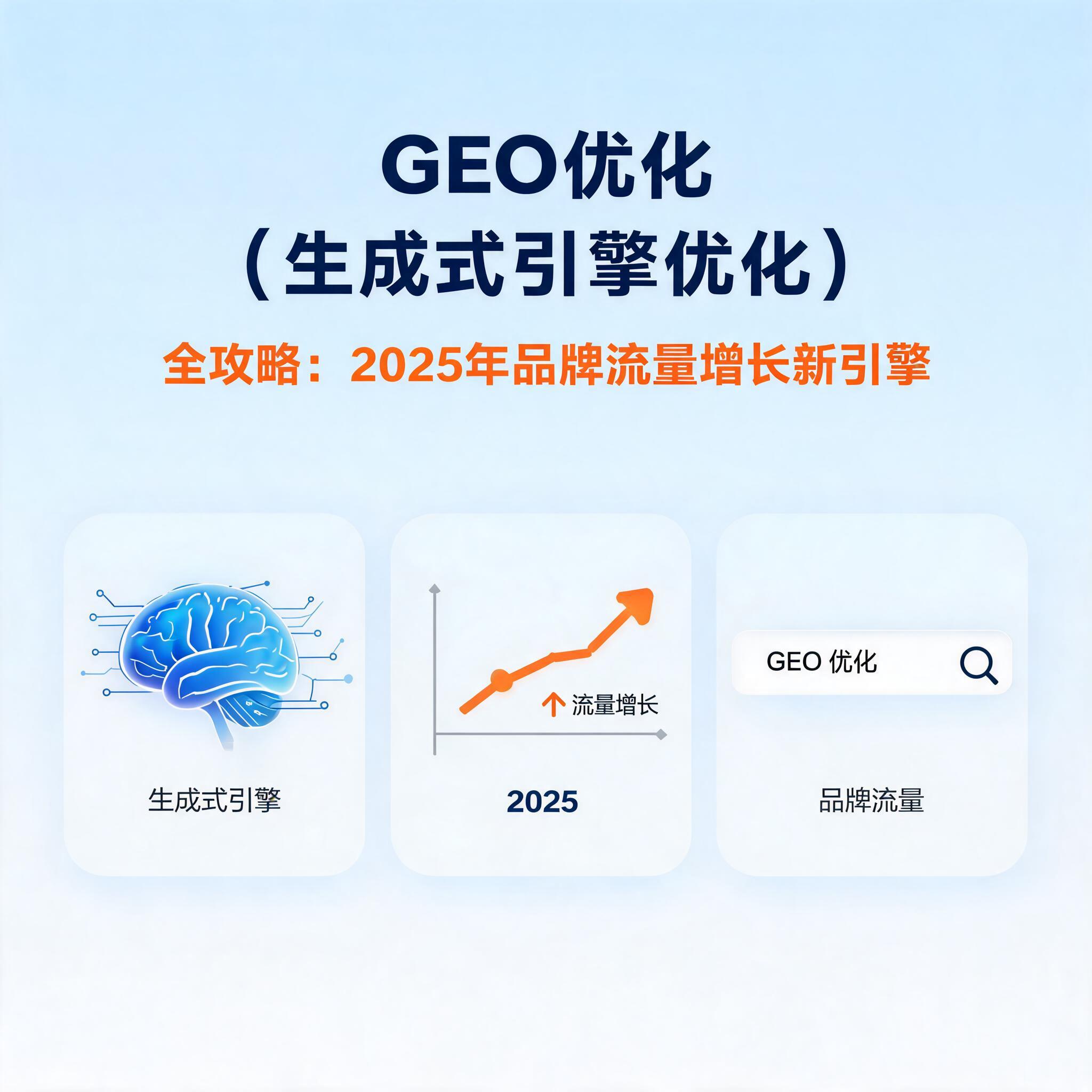 GEO优化（生成式引擎优化）全攻略：2025年品牌流量增长新引擎