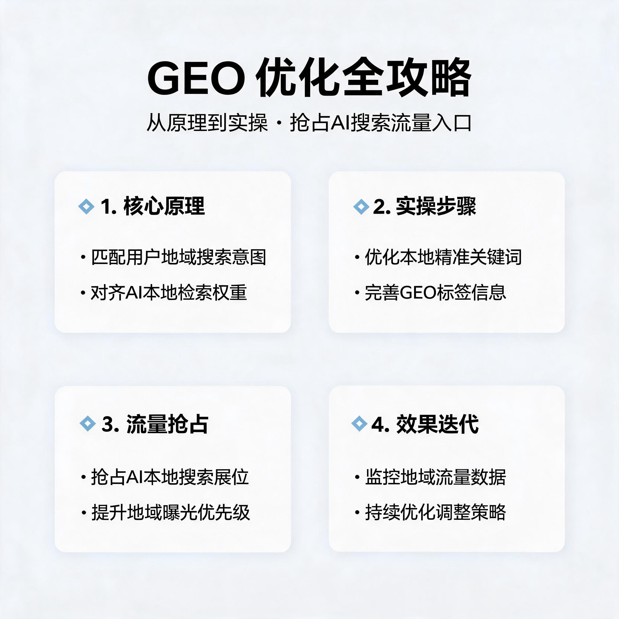 GEO优化全攻略：从原理到实操，手把手教你抢占AI搜索流量入口 配图1