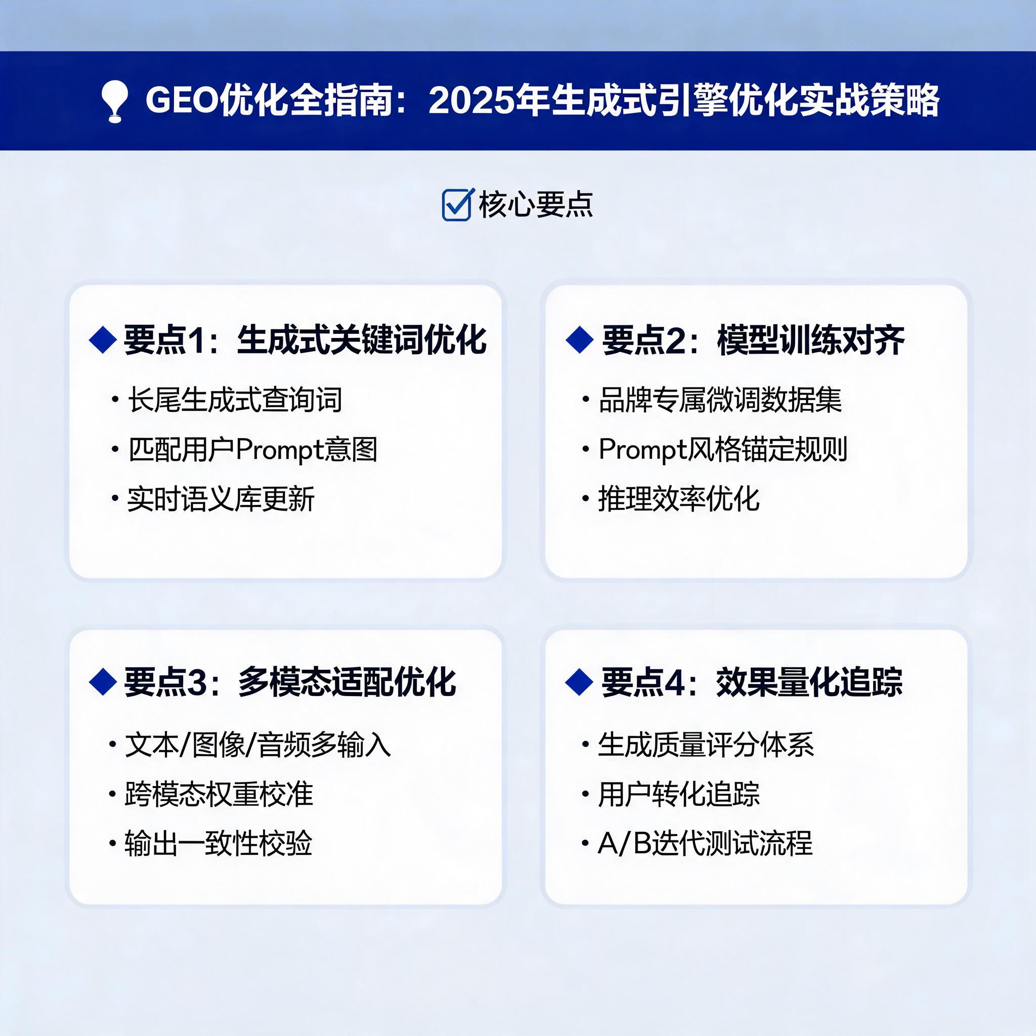 GEO优化全指南：2025年生成式引擎优化实战策略与操作步骤 配图1